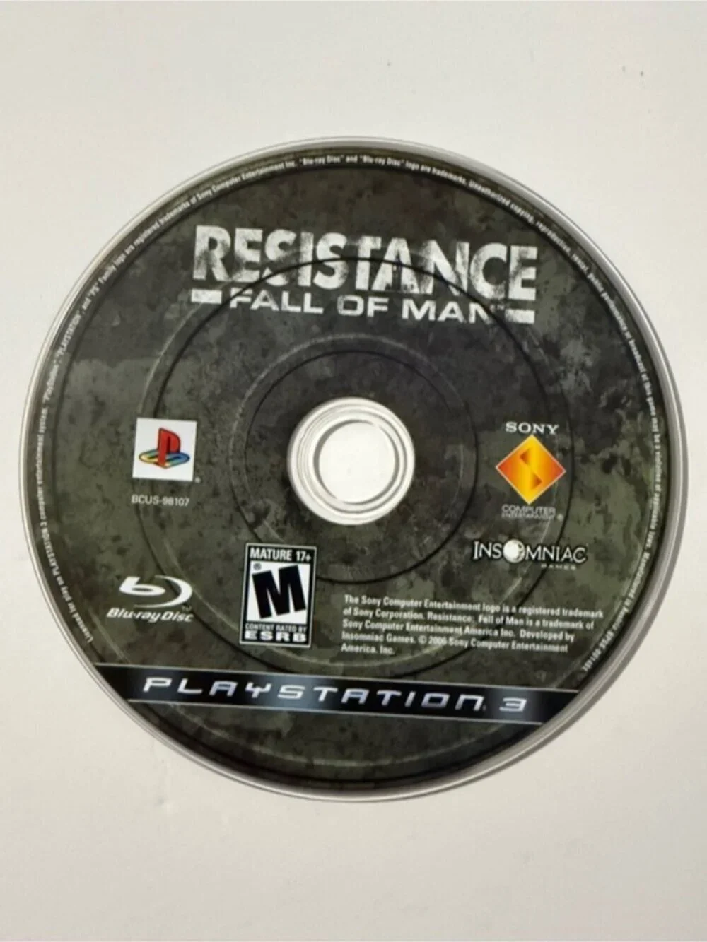 Resistance Fall of Man PS3 Complete w/ Case Manual Inserts